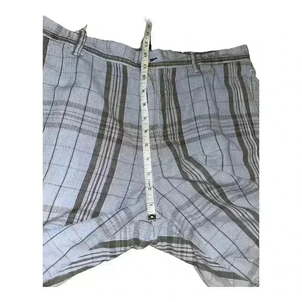 Tommy Bahama Mens Relax Blue Plaid Shorts, Size 38